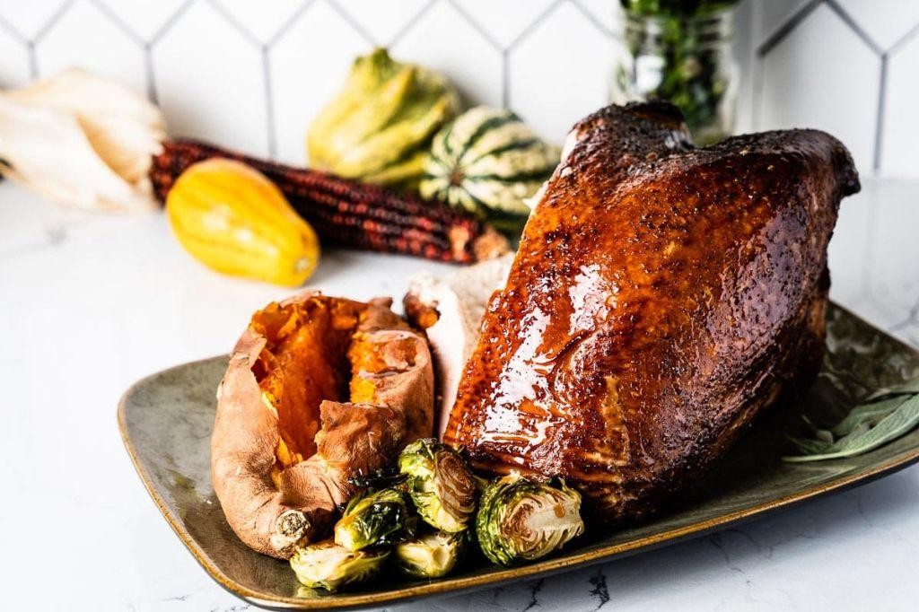 Honey-Balsamic Smoked Turkey Breast