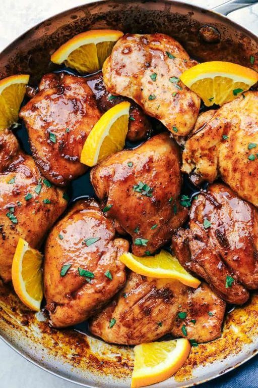 Honey-Glazed Orange Chicken