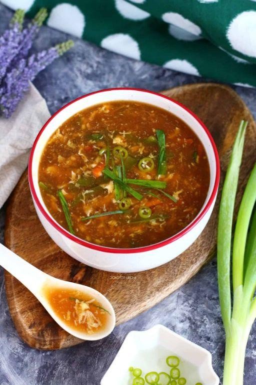 Hot and Sour Asian Chicken Soup