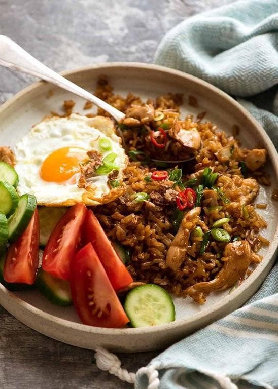Indonesian-Style Pork Nasi Goreng