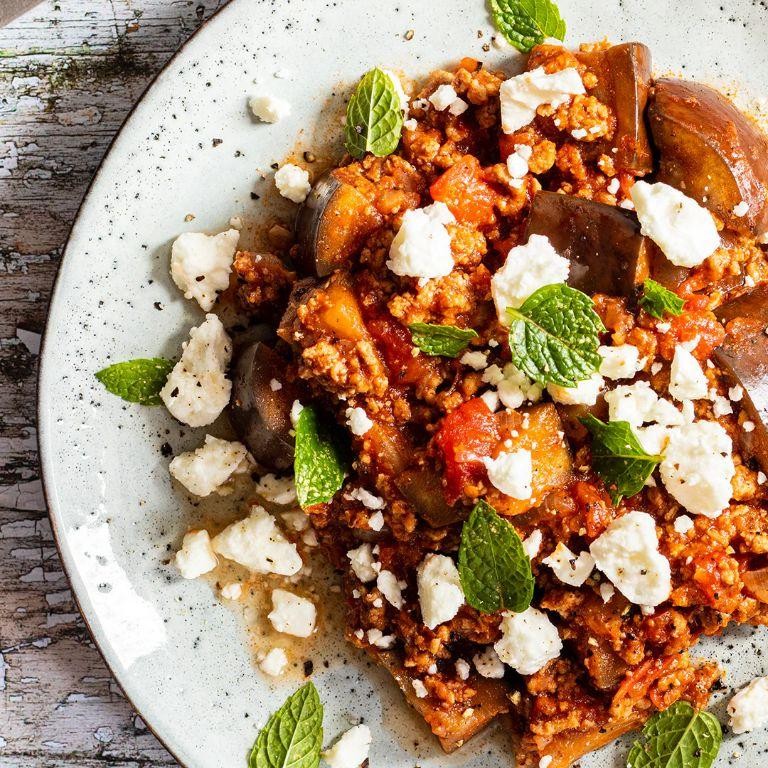 Instant Pot Moussaka with Eggplant