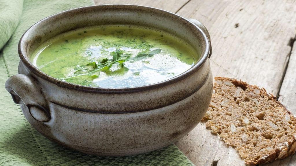 Kale and Spinach Detox Soup
