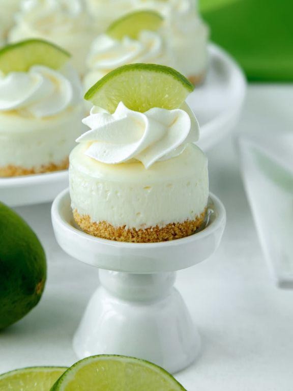 Key Lime Mini Cheesecakes
