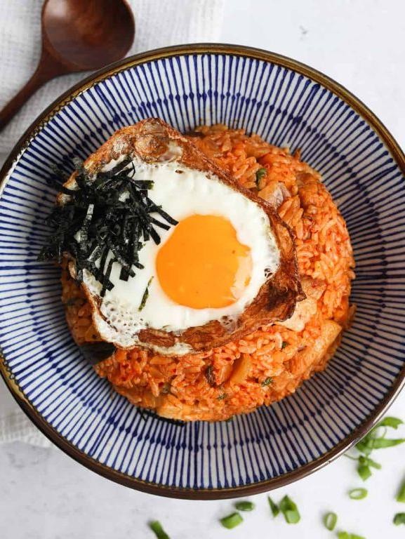 Korean Kimchi Pork Fried Rice