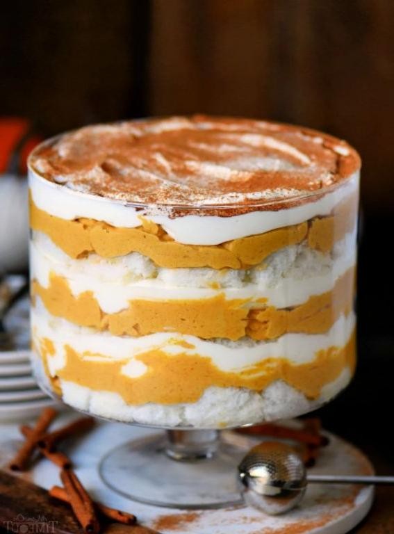 Layered Pumpkin Cheesecake Trifle