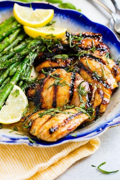 Lemon Basil Grilled Chicken Breast