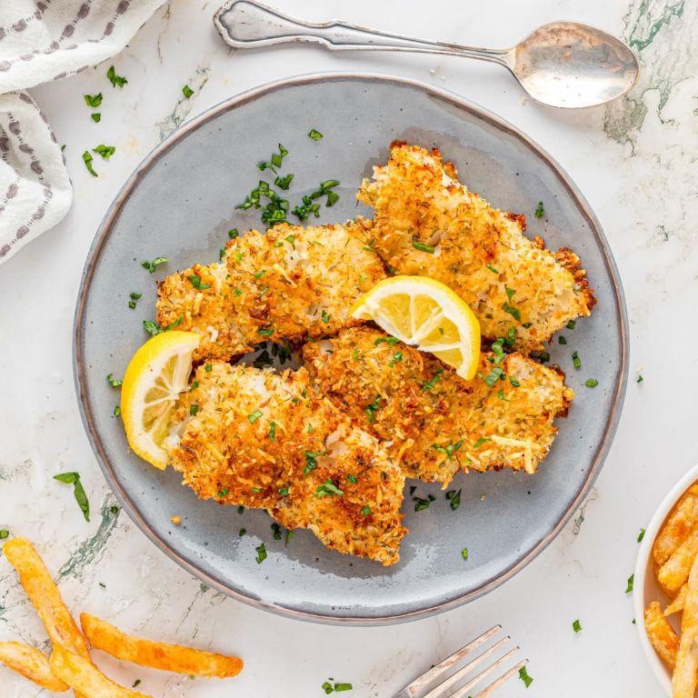 Lemon Herb Air Fryer Haddock