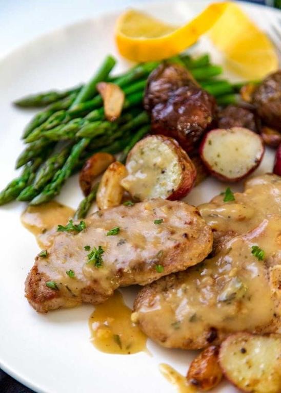 Lemon Herb Pork Medallions