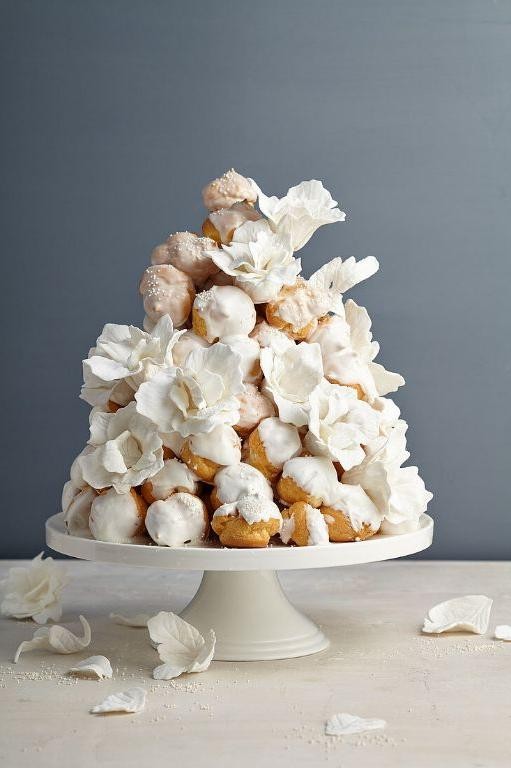 Lemon Meringue Croquembouche