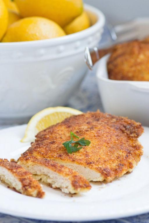 Lemon Parmesan Chicken Cutlets