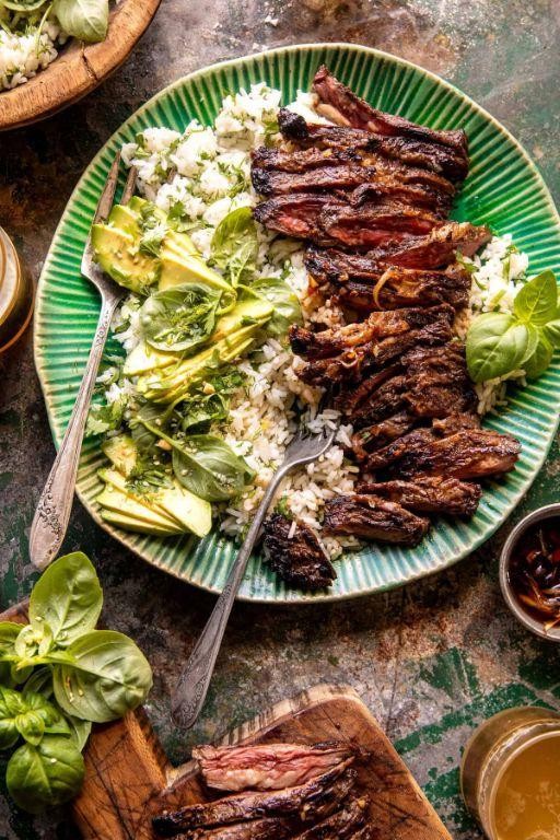 Lemon Pepper Cube Steak with Herb-Infused Rice