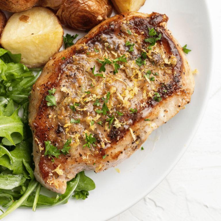 Lemon Pepper Grilled Pork Steaks