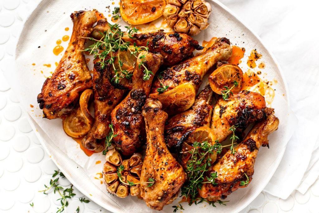 Lemon Thyme Chicken Drumstick Casserole