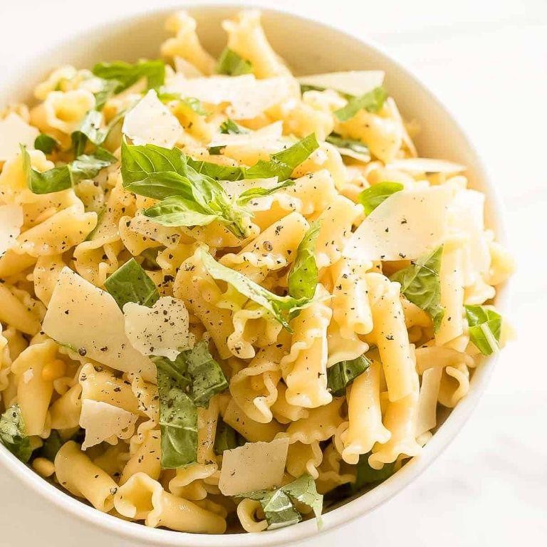 Lemon and Basil Paccheri Salad