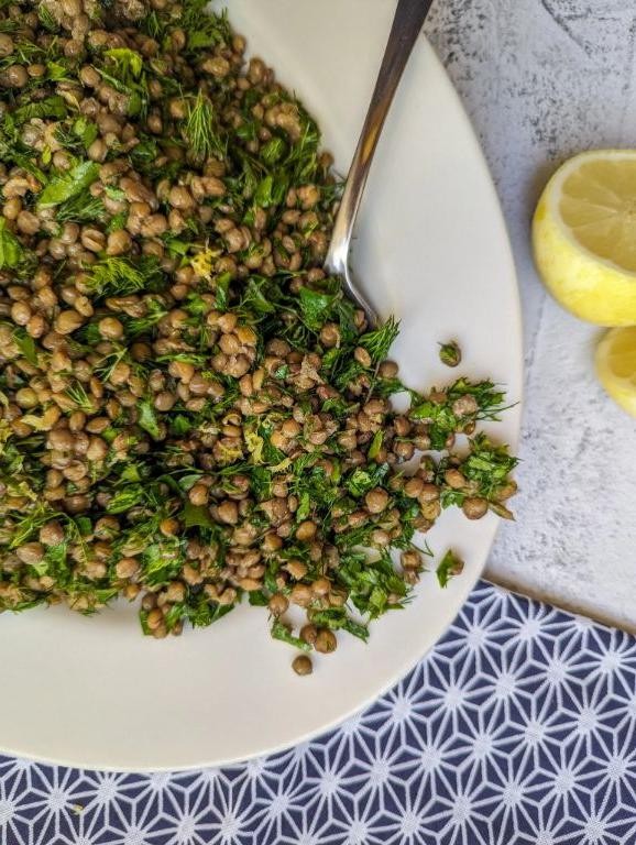 Lemon and Herb Lentil Salad