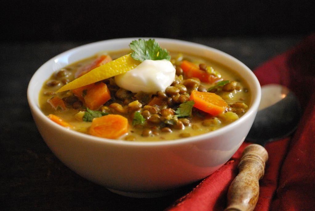 Lemongrass Lentil Soup
