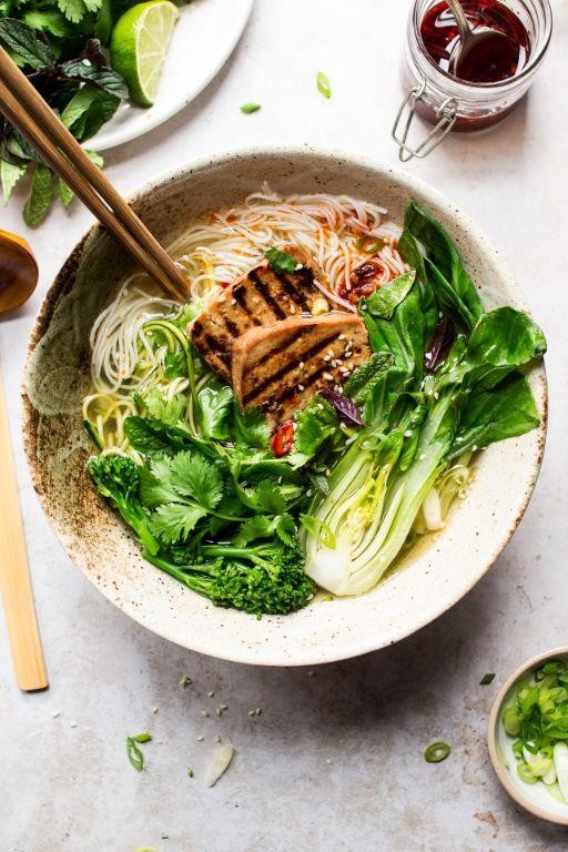 Lemongrass Noodle Soup with Vegetables