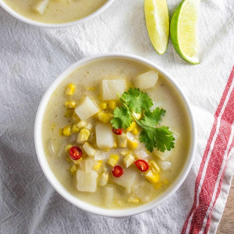 Lemongrass and Corn Chowder