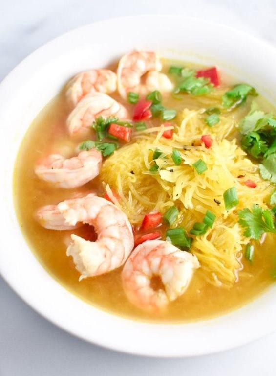 Lemongrass and Ginger Shrimp Soup
