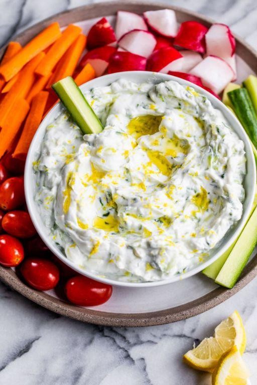 Light and Fluffy Tzatziki Sauce