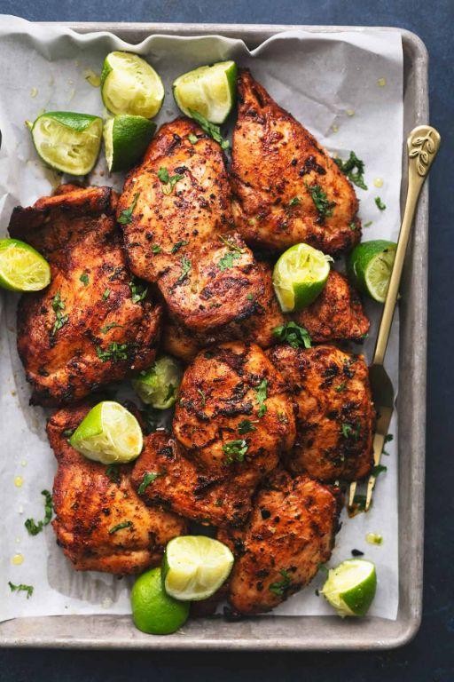 Lime-Roasted Chicken Thighs