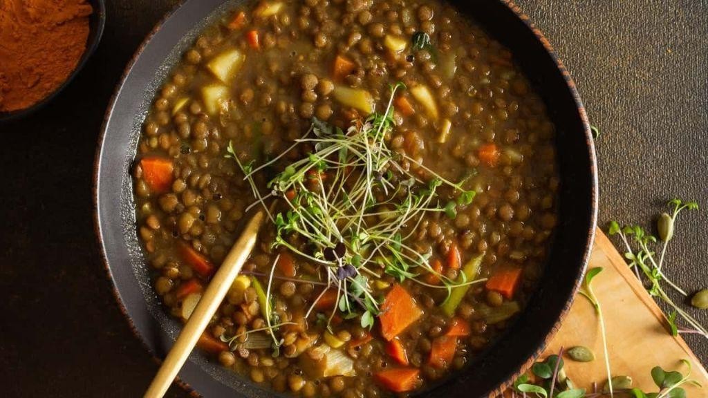 Liver and Lentil Soup with Spices