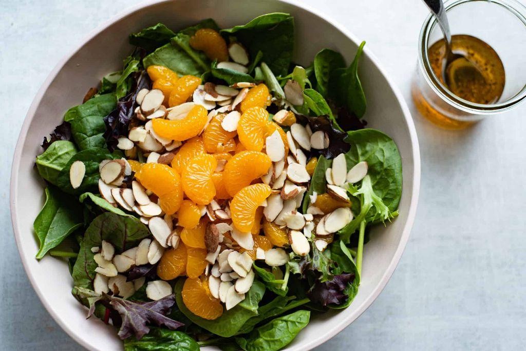 Mandarin Segment and Almond Salad