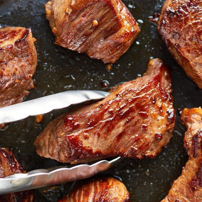 Maple Bourbon Glazed Cube Steak