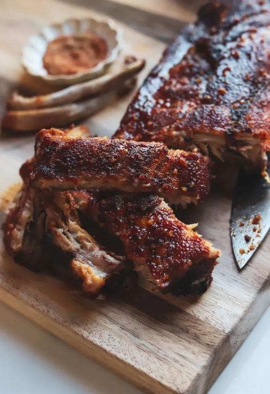 Maple Bourbon Grilled Ribs