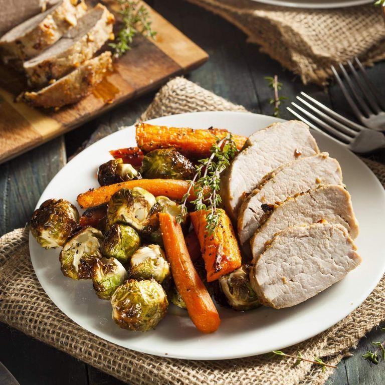 Maple Dijon Crock Pot Pork Tenderloin