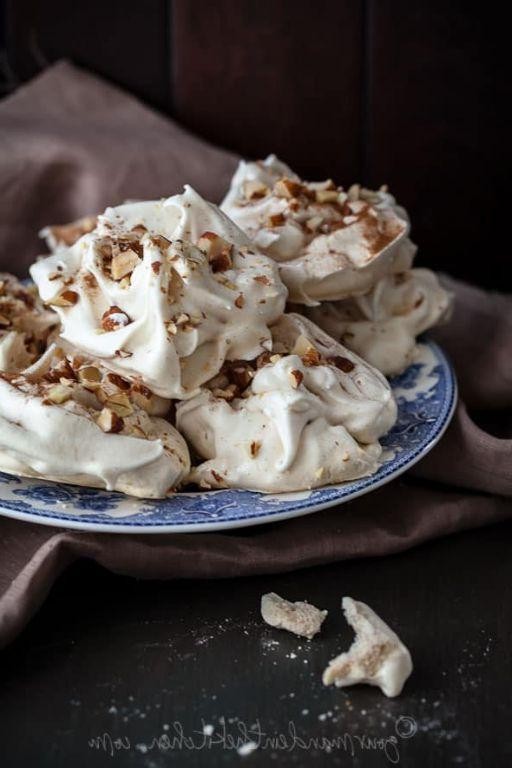 Maple Pecan Meringue Buttons