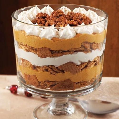 Maple Pumpkin Cream Trifle