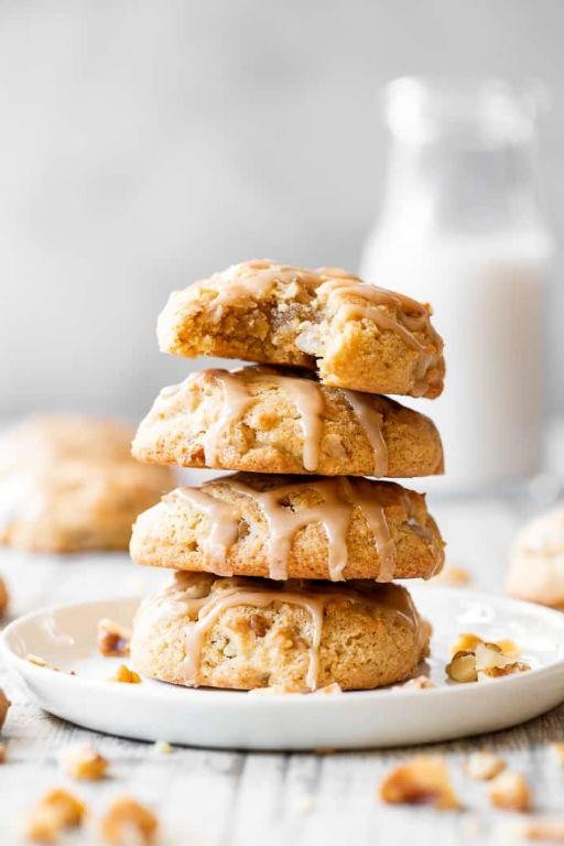 Maple Walnut Fat-Free Cookies