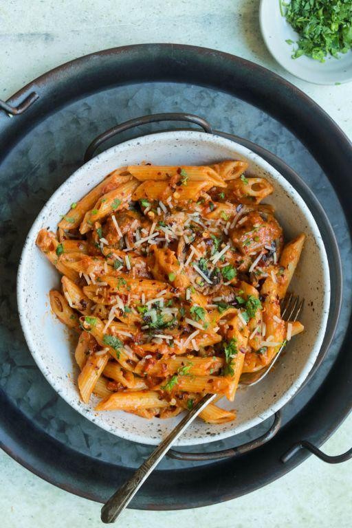 Marinara and Pesto Pasta Duo