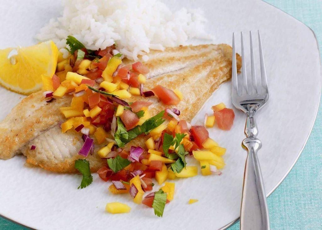 Masala Fish with Mango Chutney