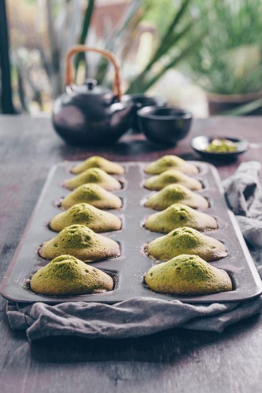 Matcha Green Tea Madeleines