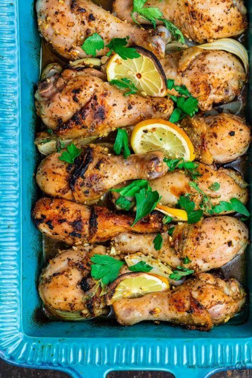 Mediterranean Baked Chicken Drumsticks