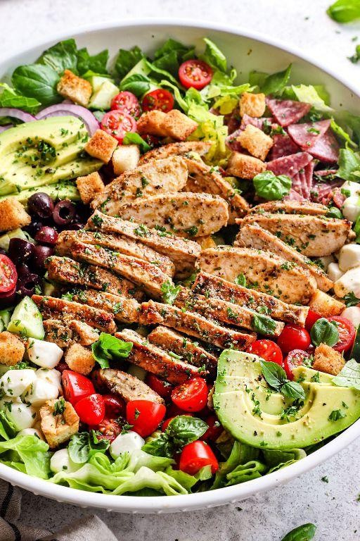 Mediterranean Chicken Ditalini Salad
