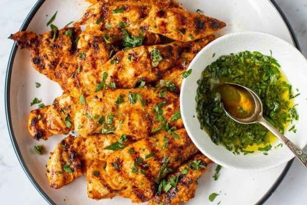 Mediterranean Grilled Chicken Tenders