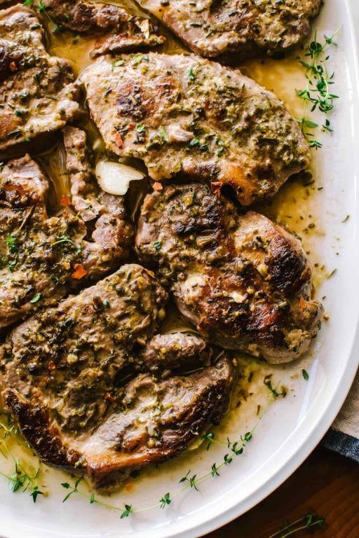 Mediterranean Herb Grilled Pork Steaks