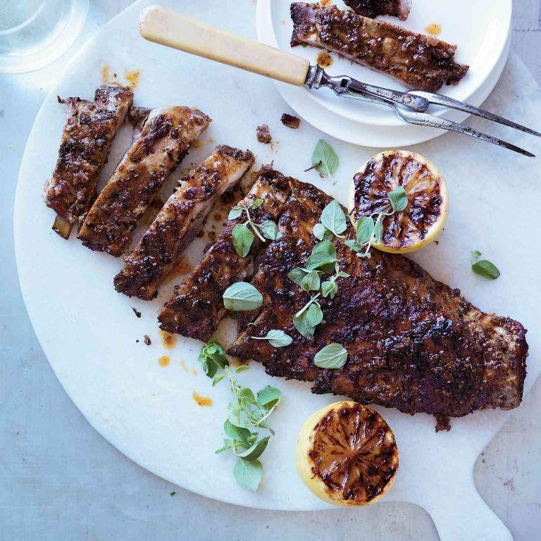 Mediterranean Style Grilled Ribs