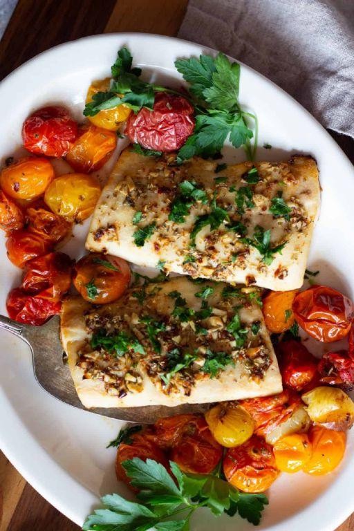 Mediterranean-Style Baked Mahi Mahi