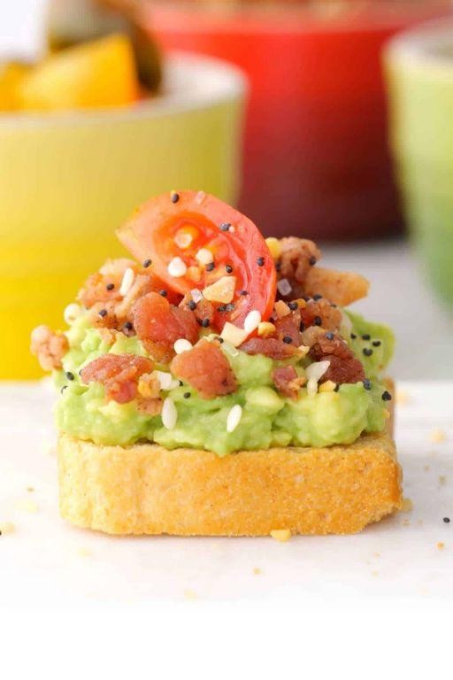 Mini Avocado Toast Bites