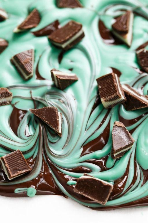 Mint Chocolate Swirls