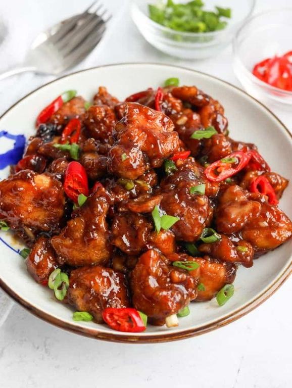 Mongolian Barbecue Sauce Chicken Stir Fry