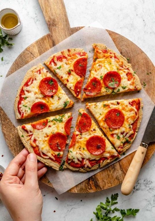 Oat Flour Yeast Pizza Crust