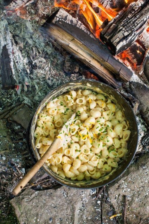 One-Pot Campfire Mac and Cheese