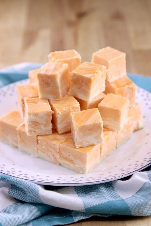 Orange Creamsicle Marshmallow Fudge