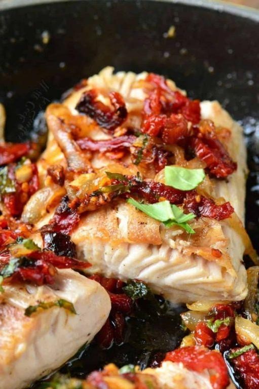 Oven-Baked Mahi Mahi with Tomato Basil