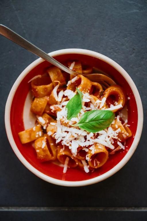 Paccheri alla Norma with Ricotta and Eggplant